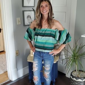 Stela 9 off the shoulder blouse